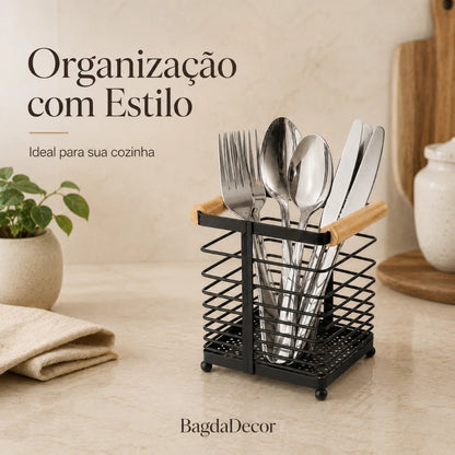 Porta Talheres BambooNest | Larbela