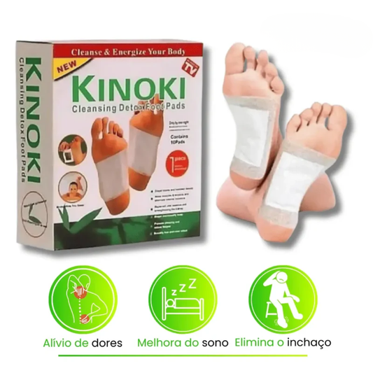 Kit Adesivo Detox – Alívio Noturno para Pés Cansados e Inchados