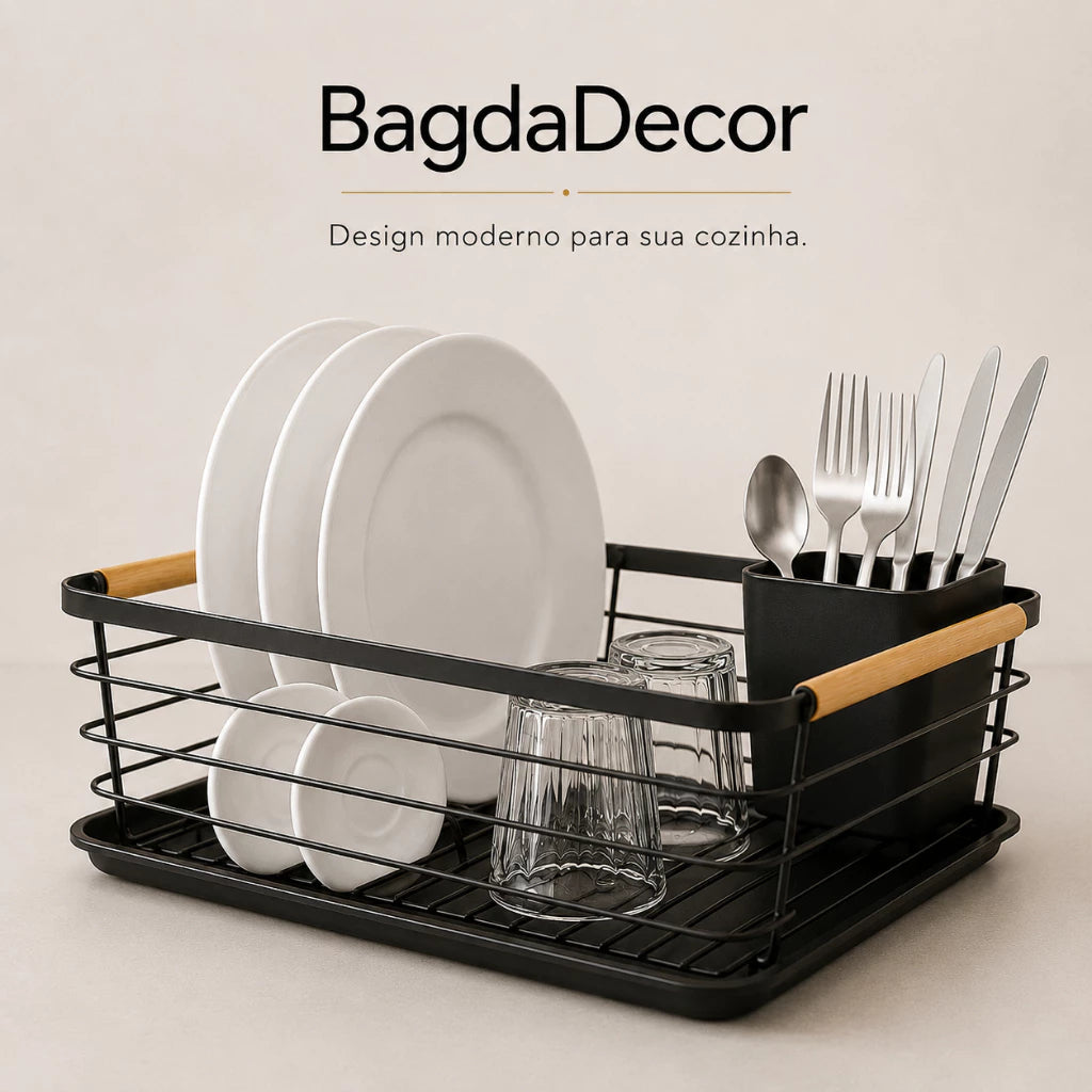 Escorredor de Louças em Inox Nórdica | Larbela