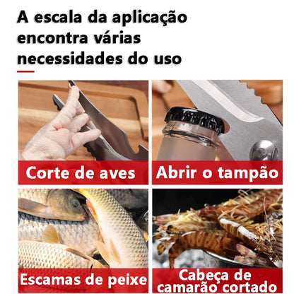 Tesoura de Cozinha Multifuncional ChefCut | Larbela