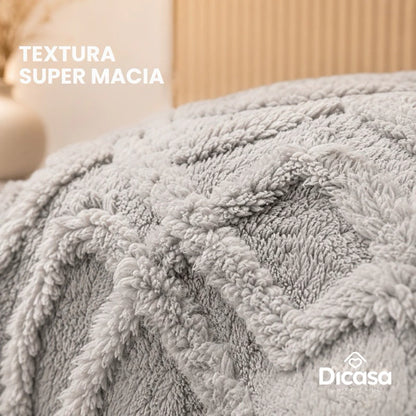 Kit Peseira Flannel 3 Peças CozyNest | Larbela