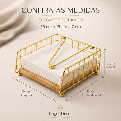 Porta Guardanapos em Bambu BambooHold | Larbela