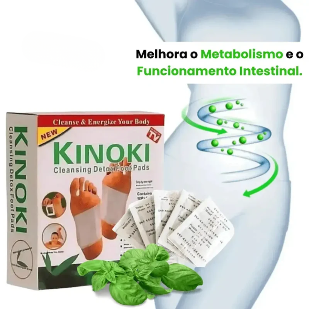 Kit Adesivo Detox – Alívio Noturno para Pés Cansados e Inchados