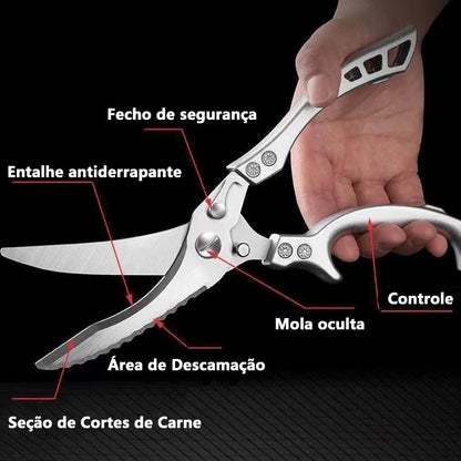 Tesoura de Cozinha Multifuncional ChefCut | Larbela