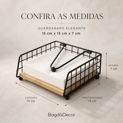 Porta Guardanapos em Bambu BambooHold | Larbela
