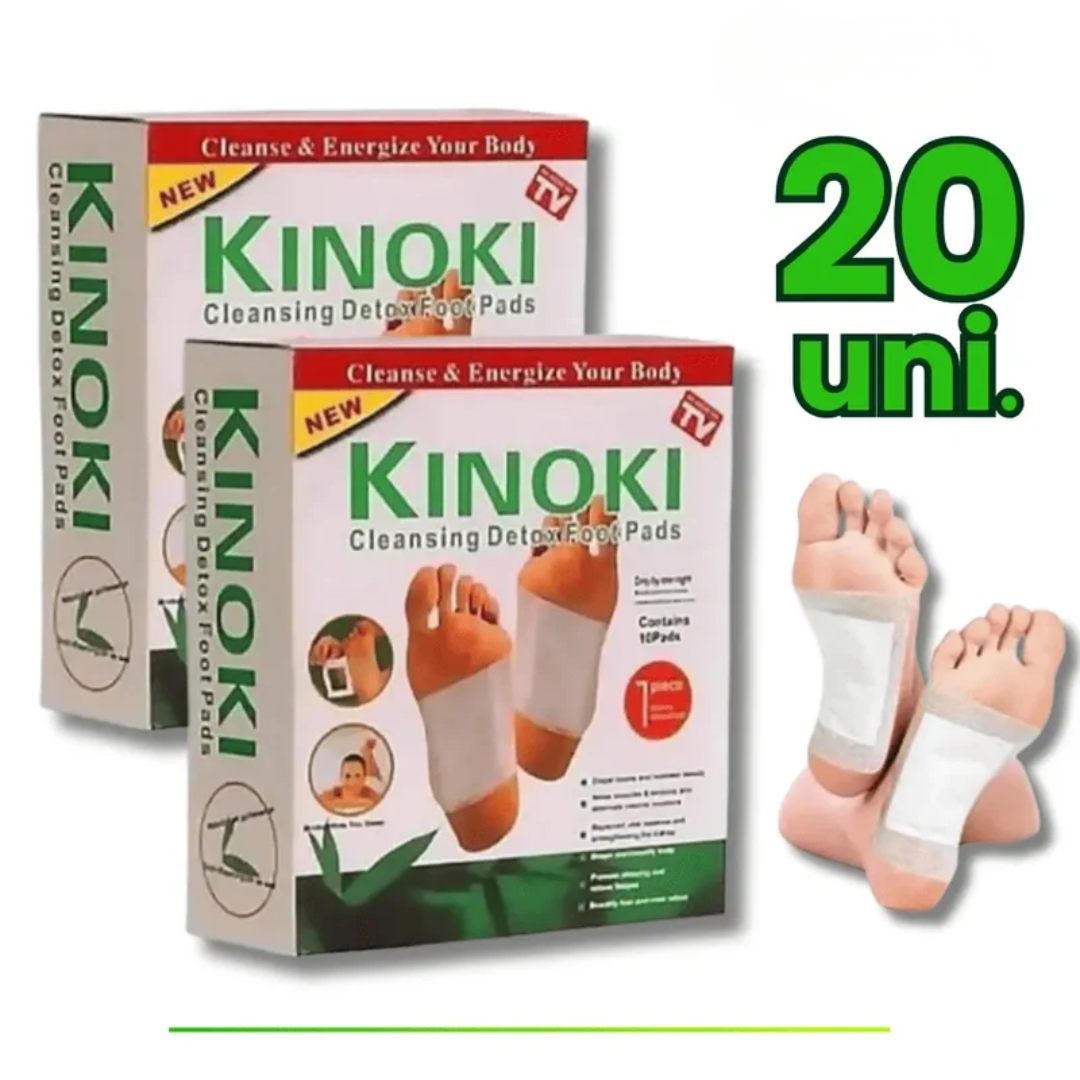 Kit Adesivo Detox – Alívio Noturno para Pés Cansados e Inchados