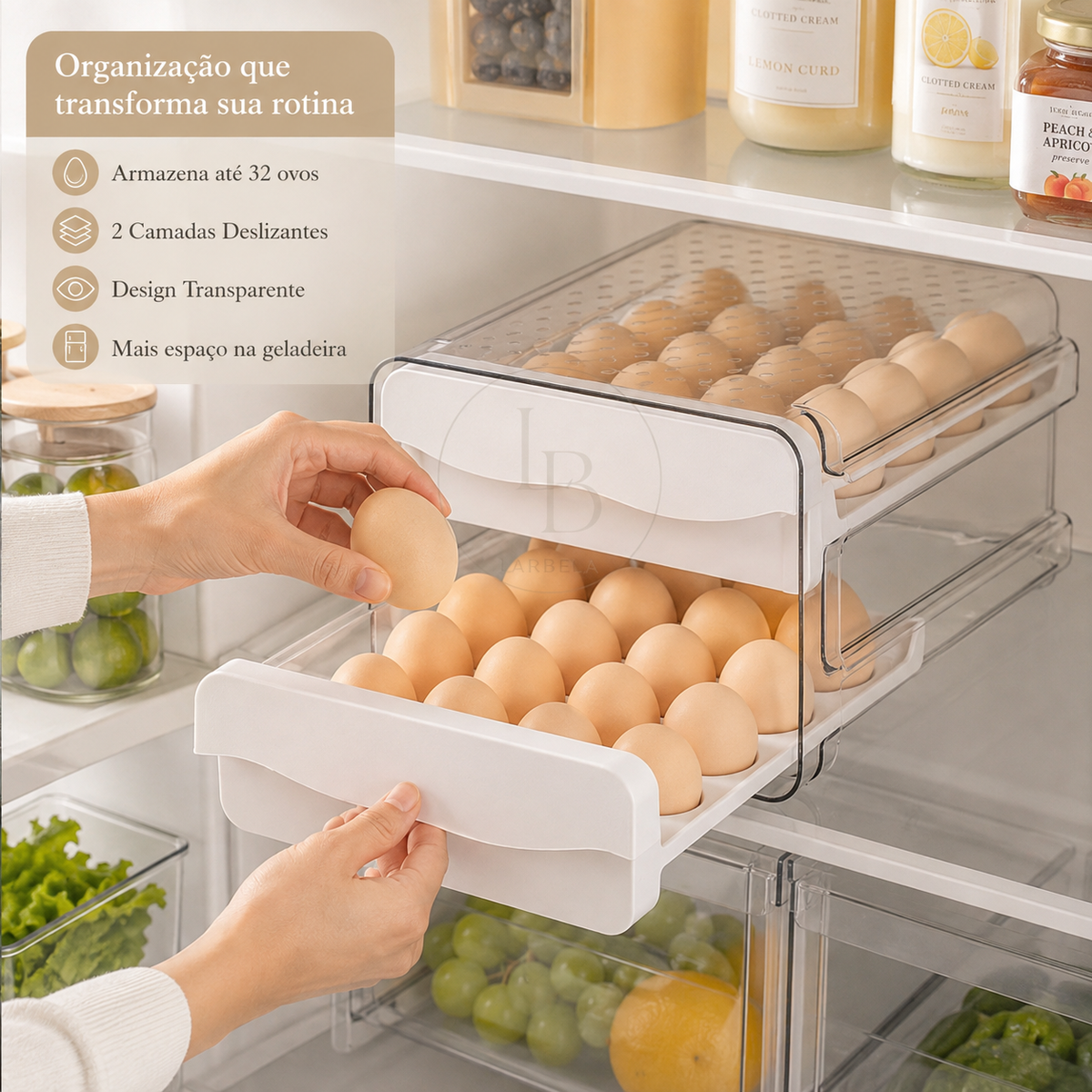 Organizador de Ovos FreshStack | Larbela