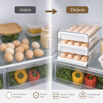 Organizador de Ovos FreshStack | Larbela