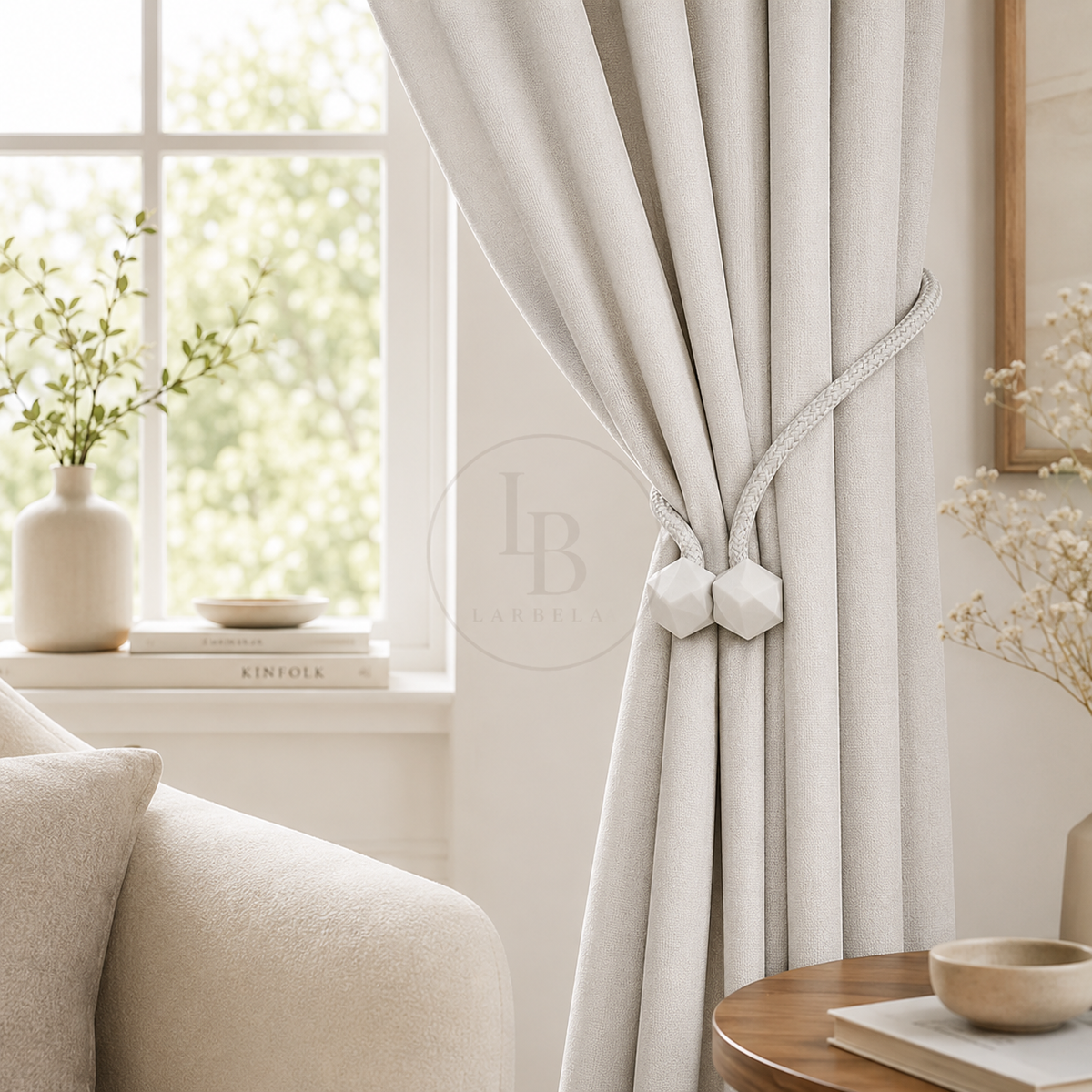Prendedor Magnético para Cortinas MagnoTie | Larbela