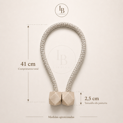 Prendedor Magnético para Cortinas MagnoTie | Larbela