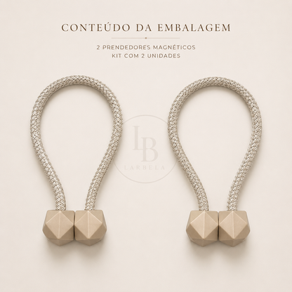 Prendedor Magnético para Cortinas MagnoTie | Larbela