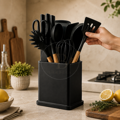 Kit Utensílios de Silicone 19 Peças ChefEssence | Larbela