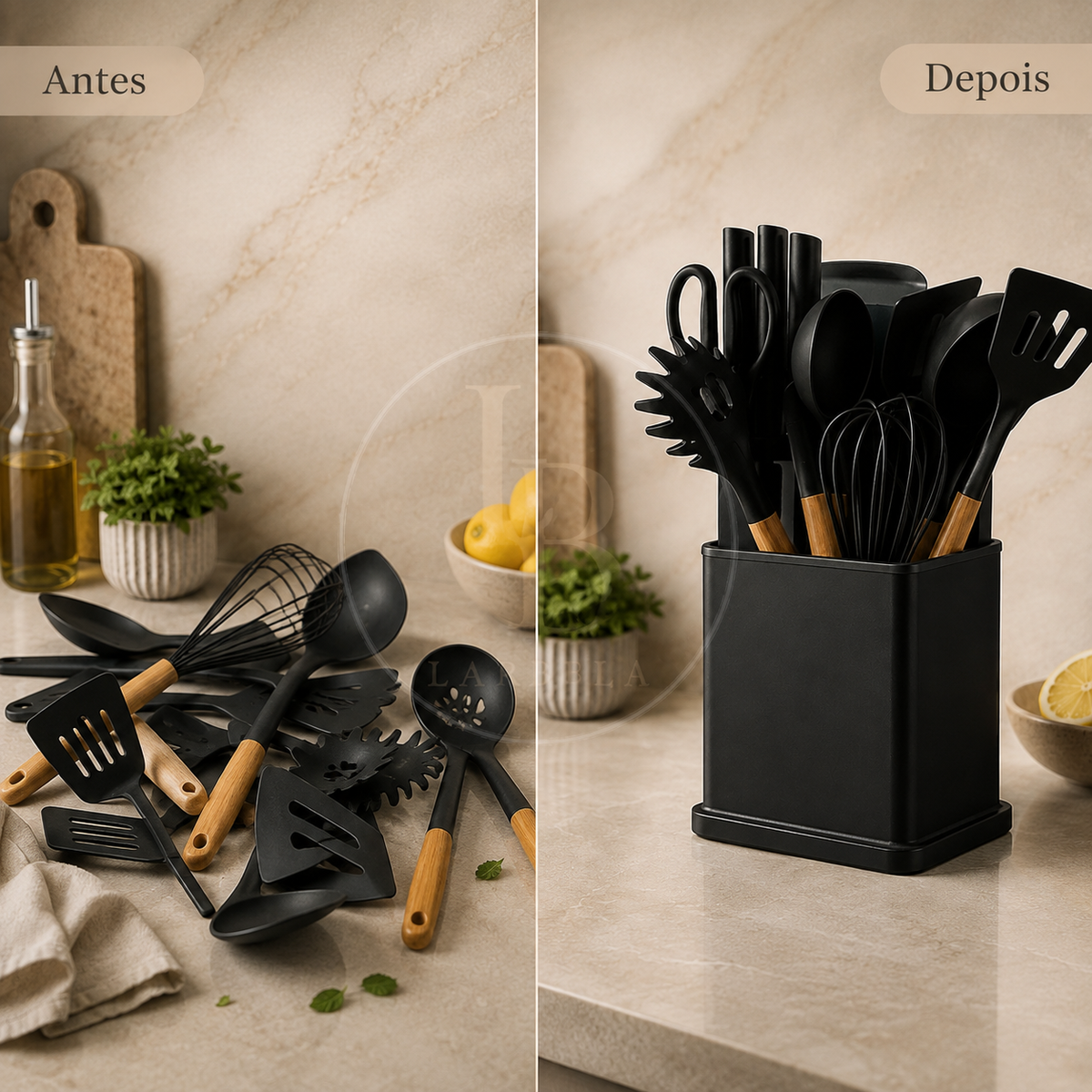 Kit Utensílios de Silicone 19 Peças ChefEssence | Larbela
