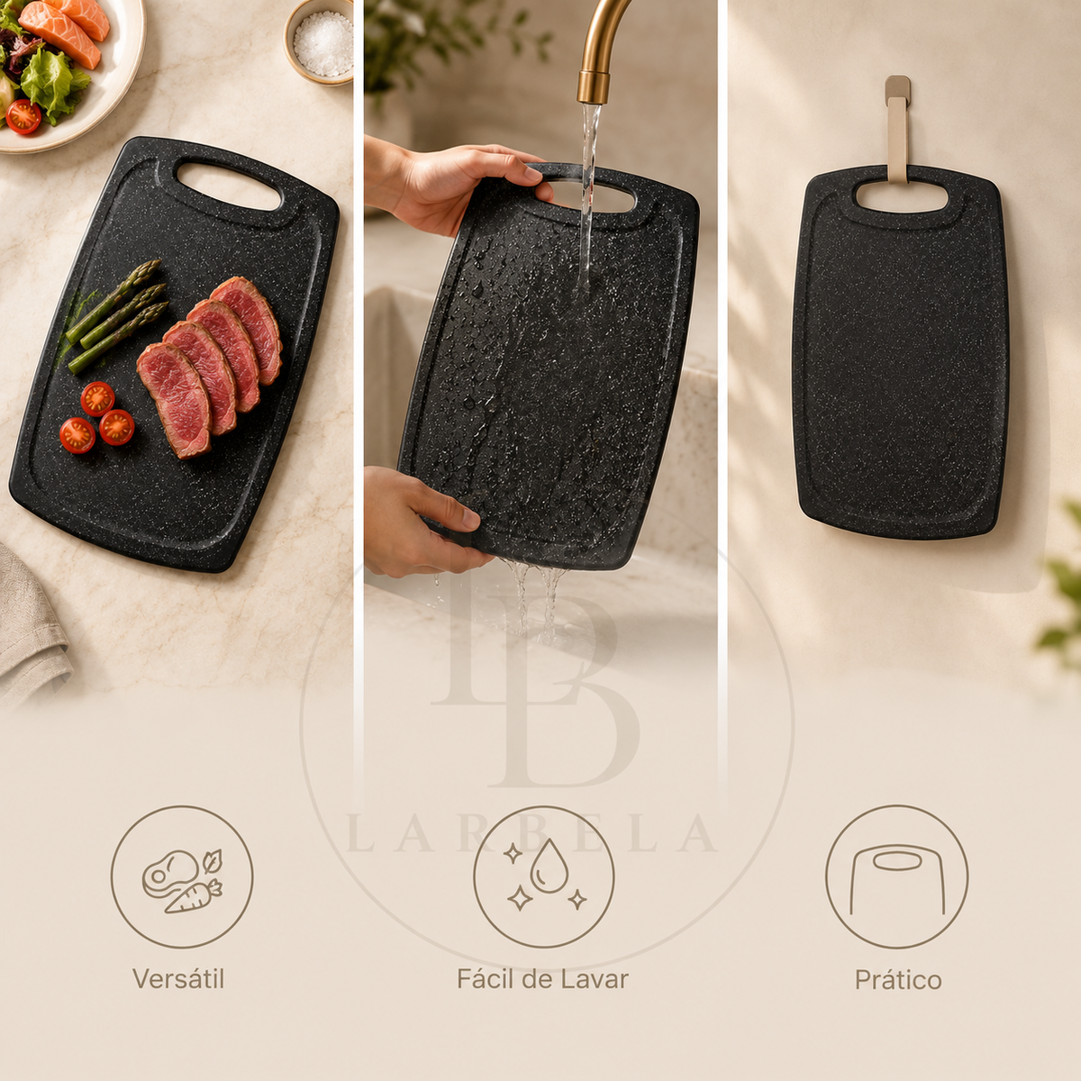 Tábua de Corte Antiderrapante ChefBoard | Larbela