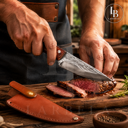 Mini Faca Artesanal Inox TigerBlade | Larbela