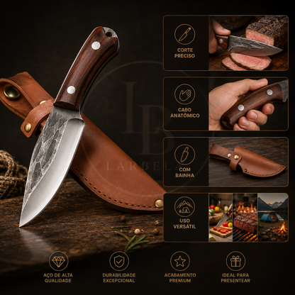 Mini Faca Artesanal Inox TigerBlade | Larbela