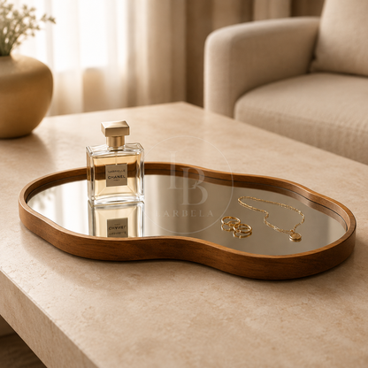 Bandeja Decorativa Espelhada Elegance | Larbela