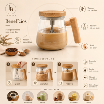 Caneca Misturadora em Vidro MixGlass | Larbela
