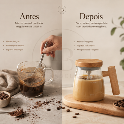 Caneca Misturadora em Vidro MixGlass | Larbela