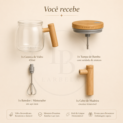 Caneca Misturadora em Vidro MixGlass | Larbela