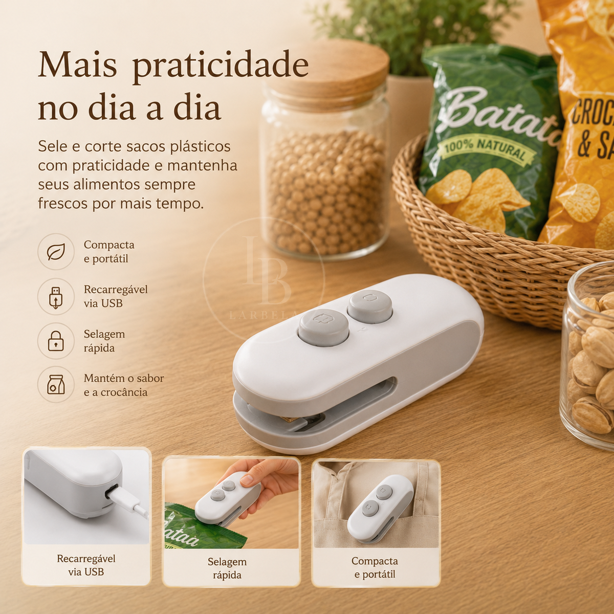 Mini Seladora HeatSeal | Larbela