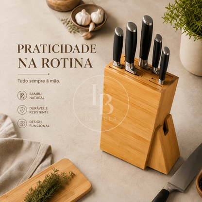Porta Facas em Bambu Évora™ | Larbela