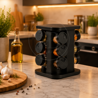 Porta Temperos Giratório SpiceFlow | Larbela