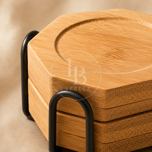 Porta Copos em Bambu BambooCoast | Larbela