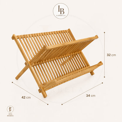 Escorredor de Louças Dobrável BambooFold | Larbela