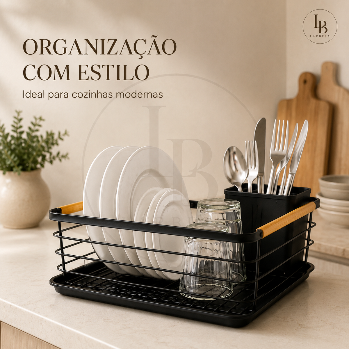 Escorredor de Louças em Inox Nórdica | Larbela
