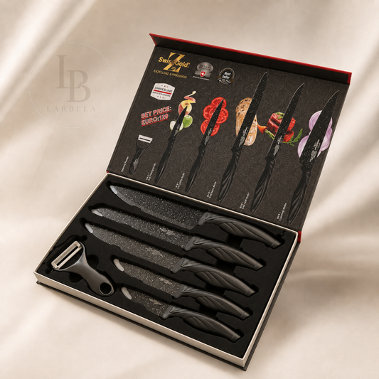 Jogo de Facas Gourmet BlackEdge | Larbela