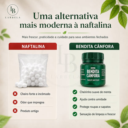 Pastilhas de Cânfora Bendita 30 Unidades | Larbela